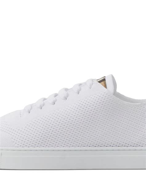 burberry logo mesh sneakers